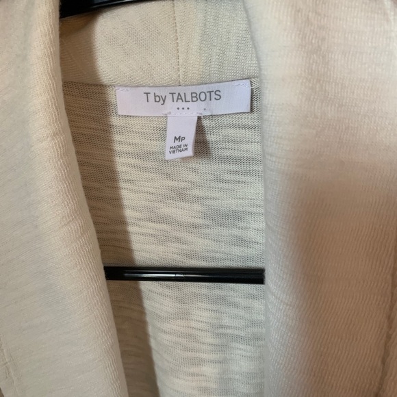 T by Talbots Sleeveless Cardigan | Medium Petite - Picture 2 of 4